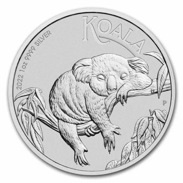 2022 Koala Australie 1 Once Argent 999,9 Silver Oz Ounce 1$