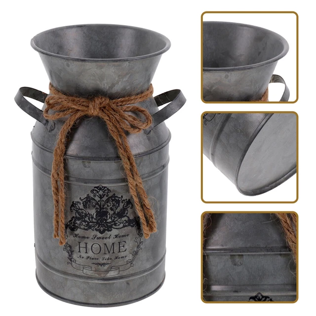 Lanterna Uragano In Vetro Con Struttura Metallica - Decorazione Rustica Per Casa O Esterno - Foto 6