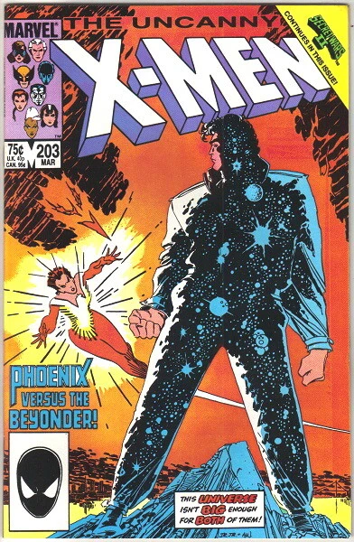 The Uncanny X-Men Comic Book #203 Marvel Comics 1986 VERY HIGH GRADE UNREAD NEW