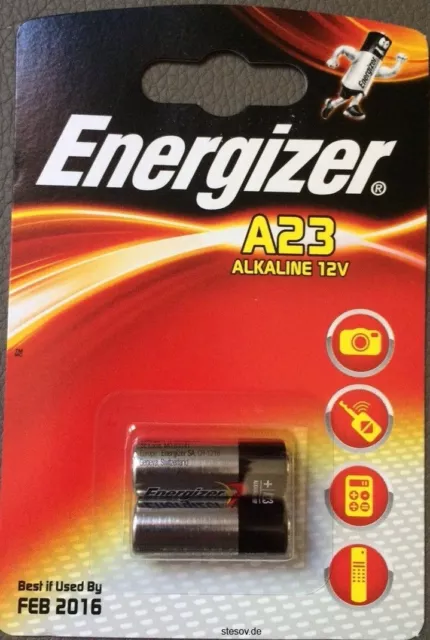 2 x Energizer A23 12V Battery 23A LRV08 MN21 E23A K23A