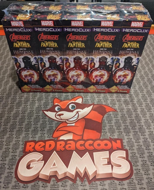 Heroclix : Black Panther And The Illuminati Sealed Booster Brick