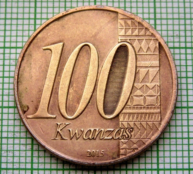 ANGOLA 2015 100 KWANZAS, INDEPENDENCE 40th ANNIVERSARY