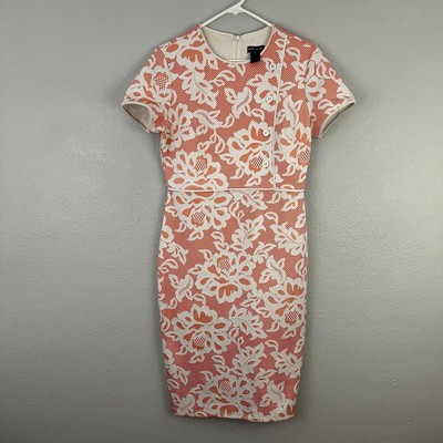 Kate and Lily Floral Sheath Short Sleeve Dress Size 10
