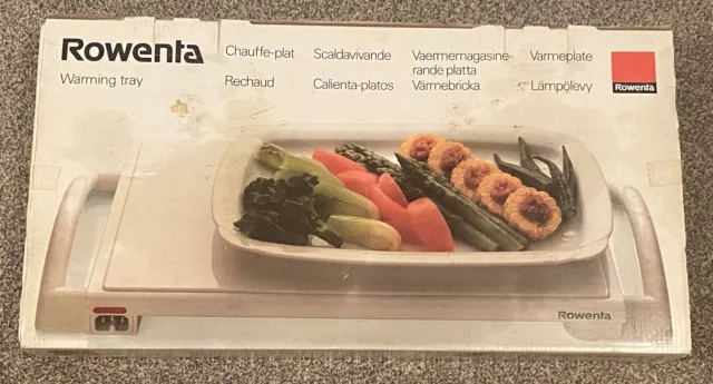 Rowenta WP04 Hot Plate Food Warmer Electric Serving Tray 1000w Boxed