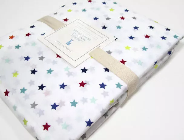 Nueva Cubierta de Edredón Reina Completa Multicolores Algodón Mini Estrellas Cerámica Granero Niños