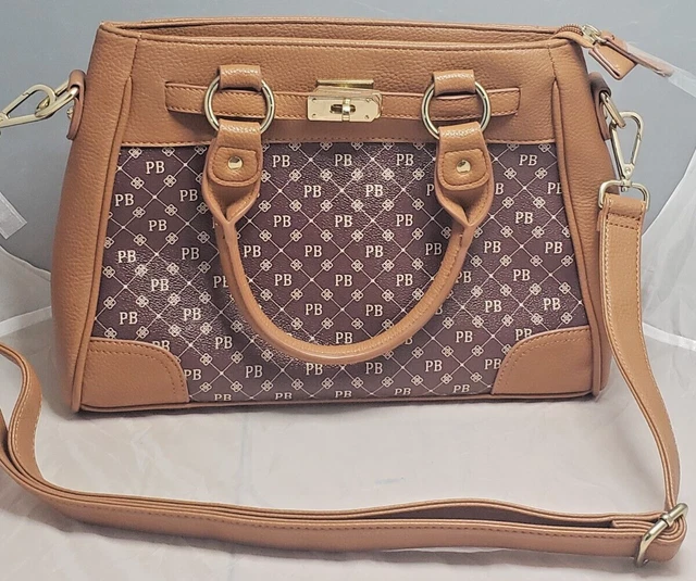 Danbury Mint Leather Women’s Personalized Shoulder Bag/Handbag/Purse  PB