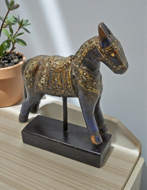 Figurine de cheval en cuir - Canada
