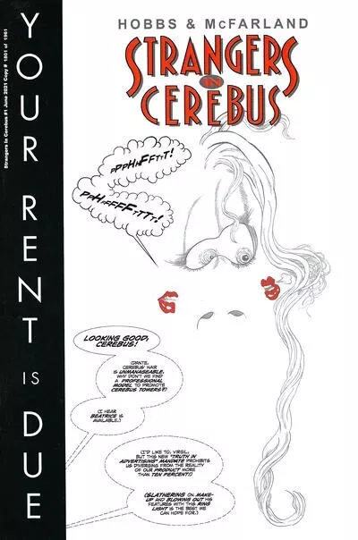 Strangers in Cerebus 1 Dave Sim Dore Batvark SIP Paradise Terry Moore Homage NM