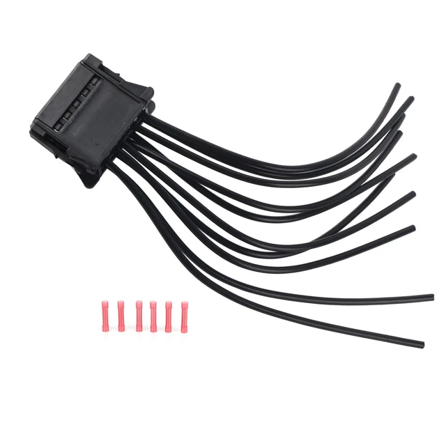 Connecteur électrique Scooter REIUAFWYGV 20CM M6 2 3 4 5 6 Pin Bicycle Butt Connector Wiring Line Scooter Brake Cable Pluger Signal Connecting Sensor(1pcs Female,5Pin Connecteur M6 20cm