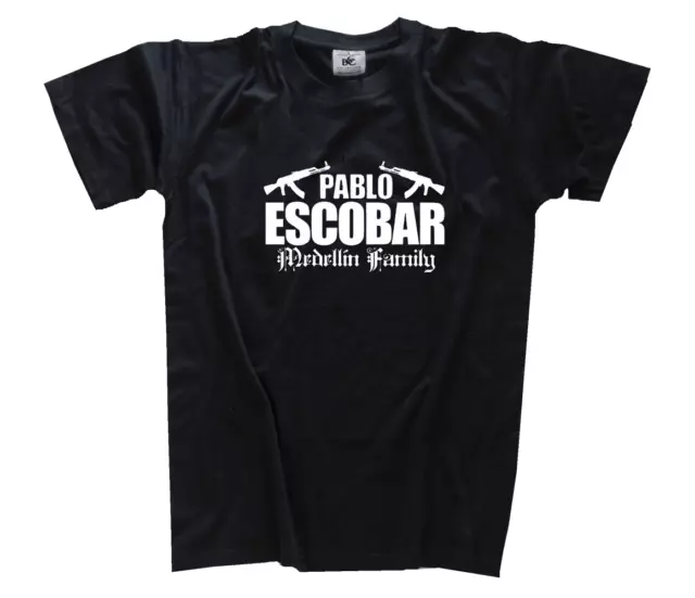 T-shirt PABLO ESCOBAR - MEDELIN FAMILY mafia pate S-XXXL