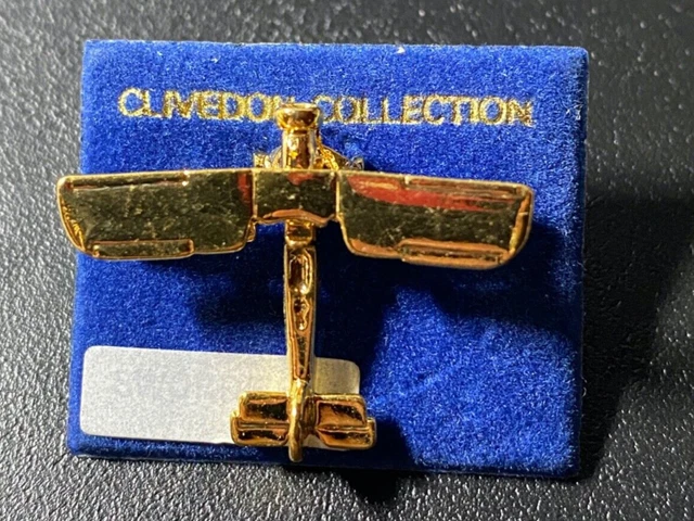 Swordfish The Clivedon Collection Gold Tone Lapel Pin Badge Airplane