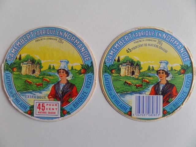 ANCIEN ETIQUETTE BOITE A FROMAGE - CAMEMBERT NORMANDIE
