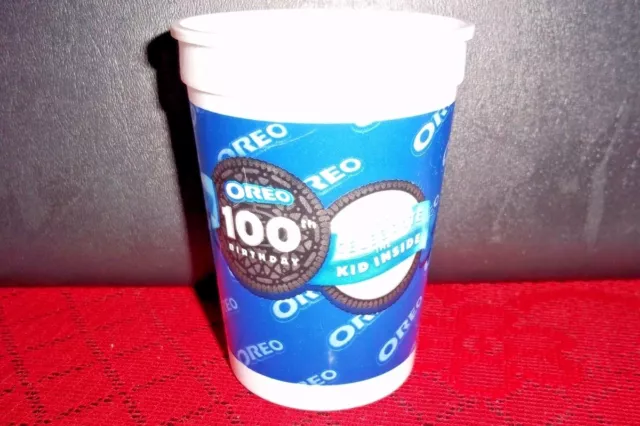 Nabisco Oreo Cookie 100th Birthday Plastic Cup Celebrate The Kid Inside 12oz