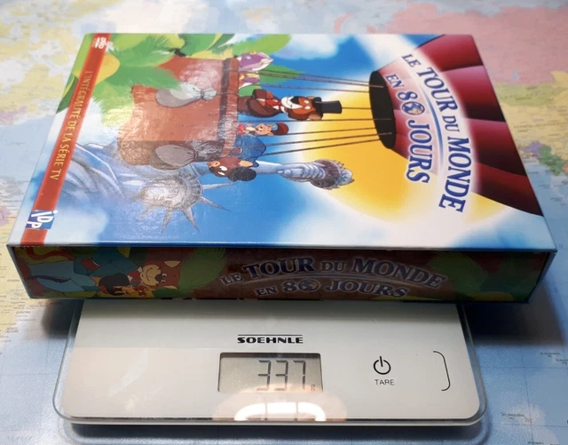 COFFRET LE TOUR DU MONDE EN 80 JOURS - L'Intégrale en 26 épisodes 5 DVD T.B.E. 12