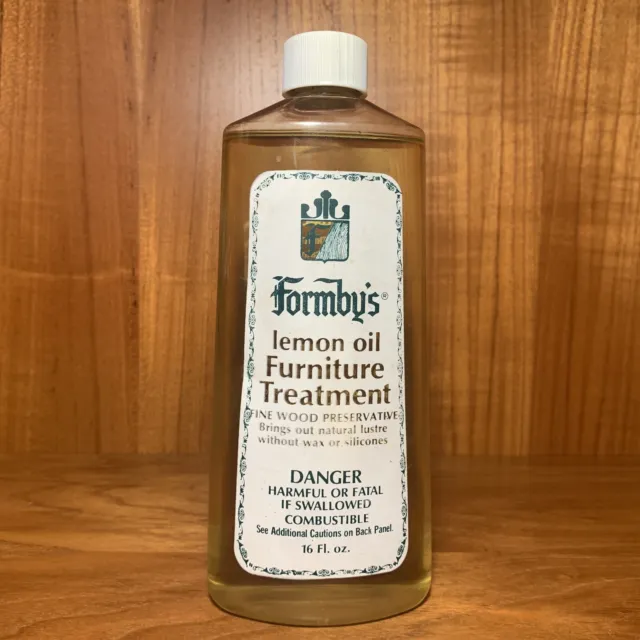 Formbys Penetrating Lemon Oil Furniture Treatment BIG 16oz FULL   Discontinued