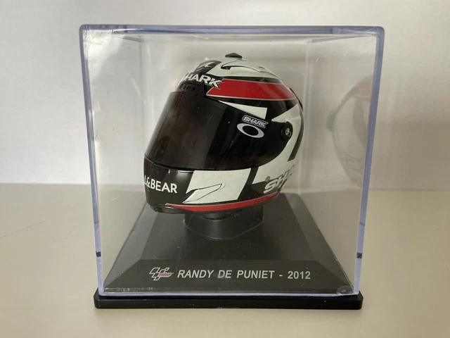 Casque Miniature MotoGP Randy De Puniet 2012 - Échelle 1/5 - Modèle Altaya - Occasion