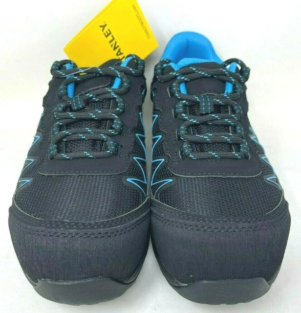 Stanley Women's Breeze Low Composite Toe Work Shoes Blk/Lt.Blu Size:9.5 W103-104 2