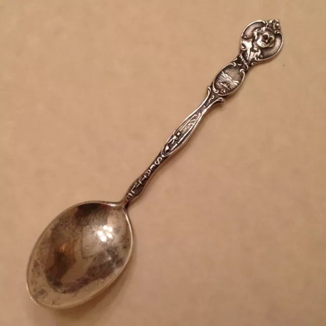 Vintage   Seattle Washington  - Sterling Souvenir Spoon cd