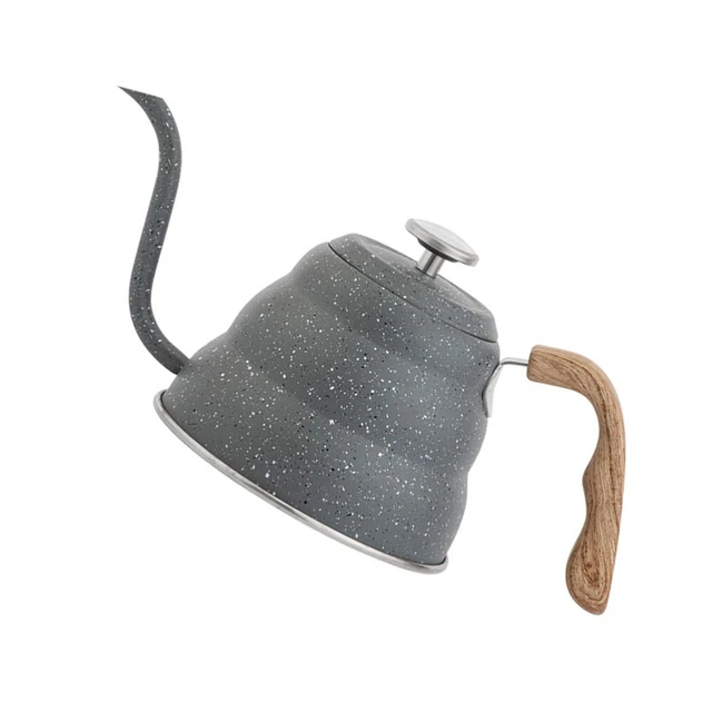 Caffettiera In Alluminio A Forma Di Cuore Rosso – Robusta E Sicura – Fornello Da Casa, Taglia Grande (19,5 Cm)