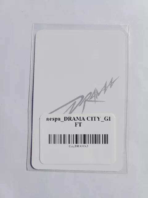 Aespa Ningning Photocard Official aespa WEEK – DRAMA CITY Genuine 100$ POB 2