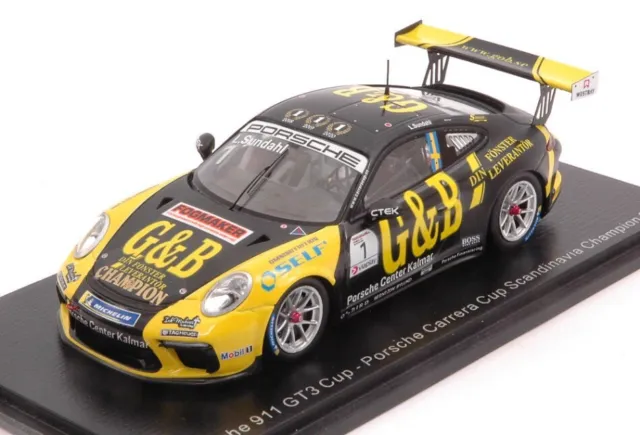 Miniature voiture auto 1 : 43 spark Porsche 911 GT3 Carrera Cup Racing New Ww