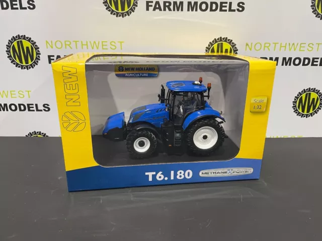  Universal Hobbies UH6467 New Holland T6.180 Methane Giro  d'Italia Tractor-2022-1:32 Scale : Toys & Games
