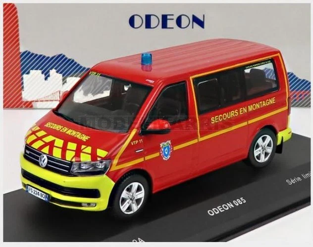 Odeon - VW VOLKSWAGEN T6 SDIS 06 Alpes-Maritimes pompiers réf. 086 Neuf 1/43
