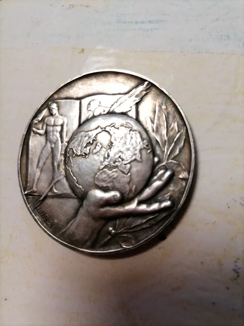 Médaille Ancienne Pétanque / Jeu De Boules – Le Petit Marseillais (bronze, XXème)