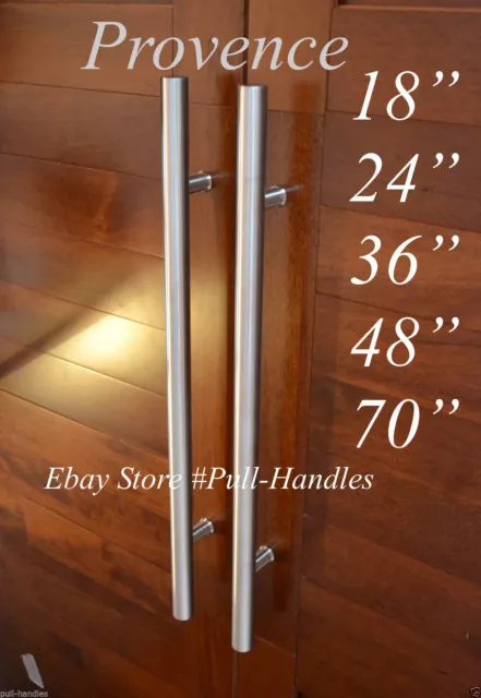 Entry Pull Handle Front Door Push Long Entrance Glass Stainless Steel Barn