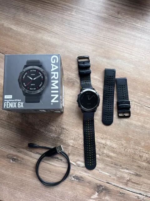 Garmin Fenix 6x Sapphire guter gebrauchter Zustand