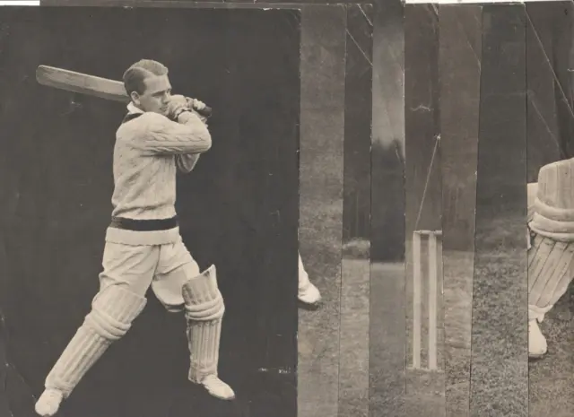 8  Cricketers  In  Action...1937...Topical  Times...rare  Full  Set