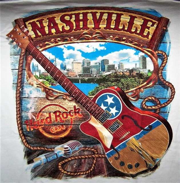 Hard Rock Cafe Nashville V17 City Tee T-Shirt Size Adult Xx-Large New With Tags