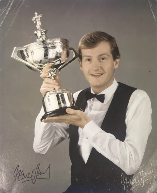 Snooker : Steve Davis -  Signed Autograph Promo Photo
