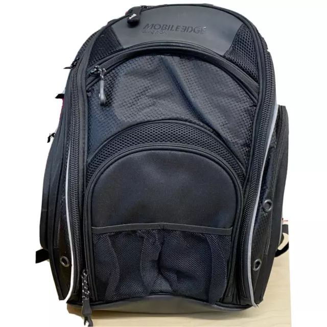 Mobile Edge Backpack Black Padded Bring It On Laptop Book Bag Computer Pockets