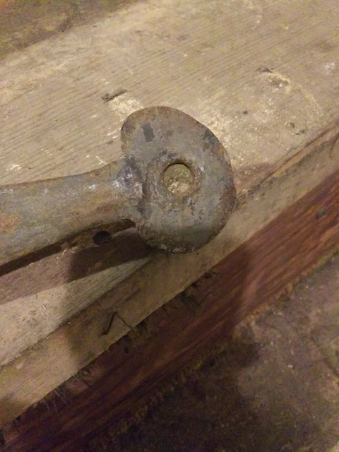 Antique Forged Barn Door Strap Hinge 24 Inches 4