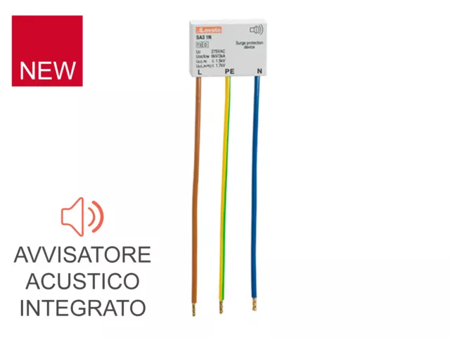 Lovato Scaricatore Di Sovratensione Per Dispos. Elettronici 230V Tipo Finder 7P