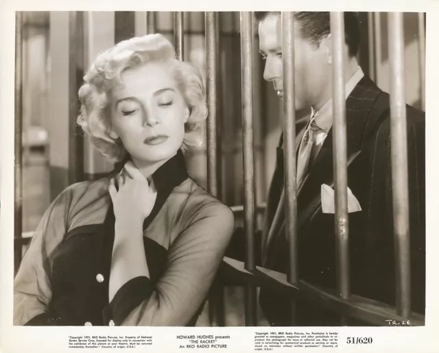 LIZABETH SCOTT Jail Prison Original Vintage 1951 THE RACKET RKO Film Noir Photo