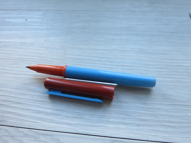 Stylo Plume Waterman Jif D'écolier Des Années 80 - Neuf De Stock - Multicolore - Plastique