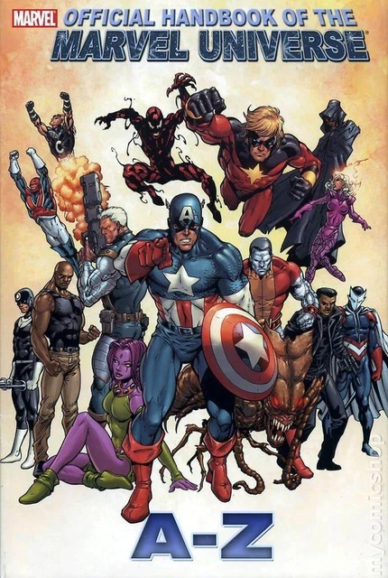 Official Handbook of the Marvel Universe A-Z HC 2-1ST VF 2008 Stock Image
