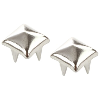 Borse Scarpe Rivetti Leather Craft BORCHIE SILVER Artiglio piramide borchie Costume da borchie 