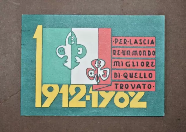 Ll931-Scoutismo 1912-1922-Cinquantenario Cngei Corpo Naz.giovani Esploratori It.
