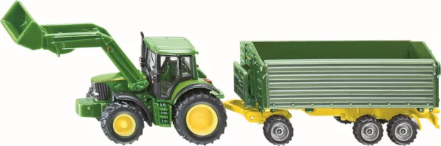 SIKU 1843 FARMER - John Deere mit Frontlader, 1:87, ab 3 Jahre+