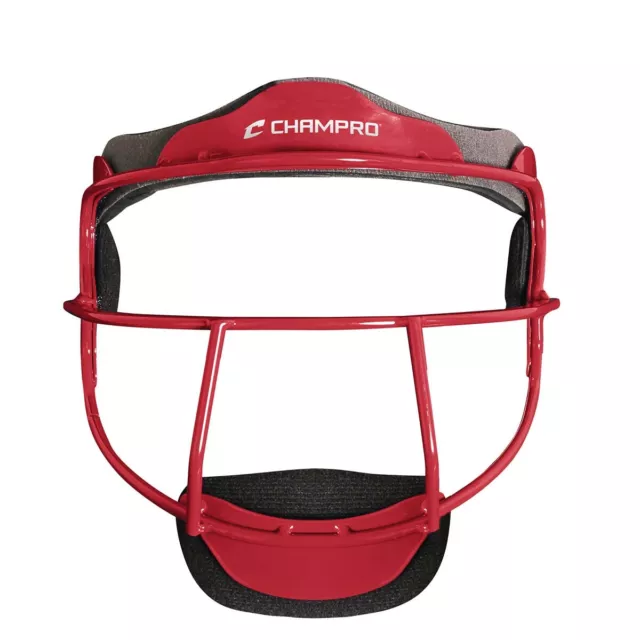 Champro The Grill Softball Fielders Facemask Youth CM01Y - Red