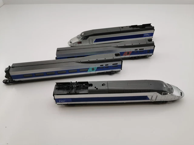 Train Jouef TGV – Ensemble Fonctionnel Avec Rails, Locos Et Gare