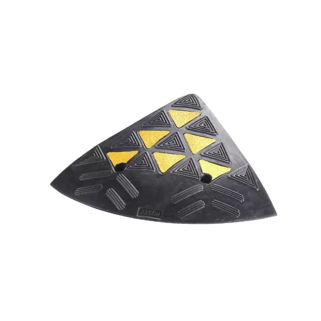 ELEMENTO TERMINALE RAMPE CORDOLI MARCIAPIEDI GOMMA 30X30X10cm 2pz
