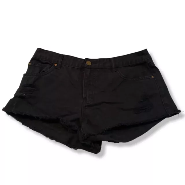 Billabong Shorts Size 28 Denim Shorts Jean Shorts Cut Off Distressed Destroyed