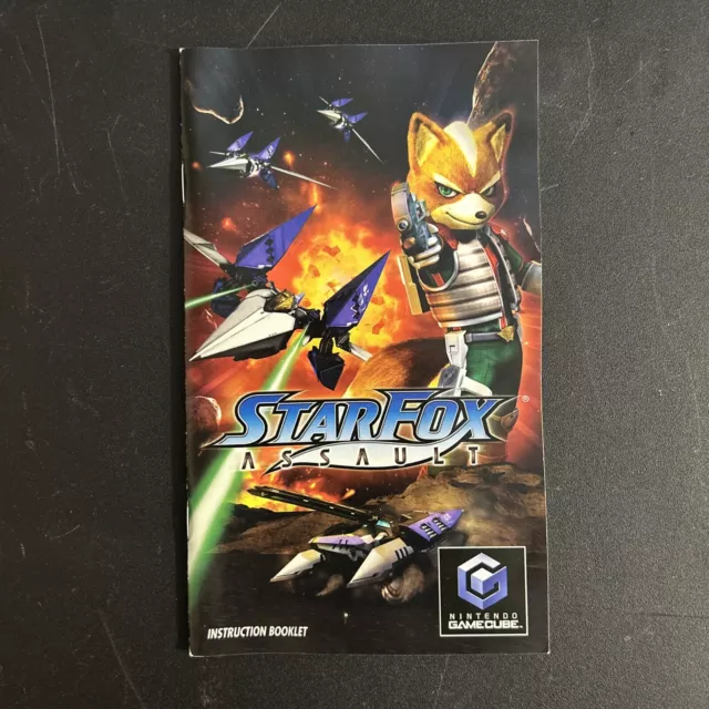 STAR FOX ASSAULT (Nintendo GameCube, 2005) Complete W/ Manual CIB ...