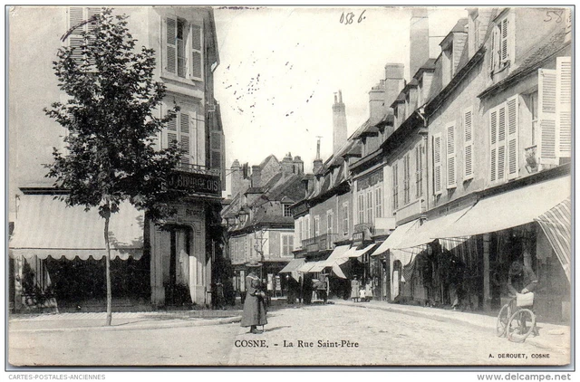 58 COSNE SUR LOIRE - la rue saint pere