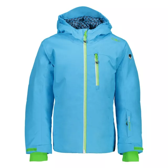 CMP giacca da sci giacca da snowboard GIRL SNAPS HOOD JACKET azzurro antivento