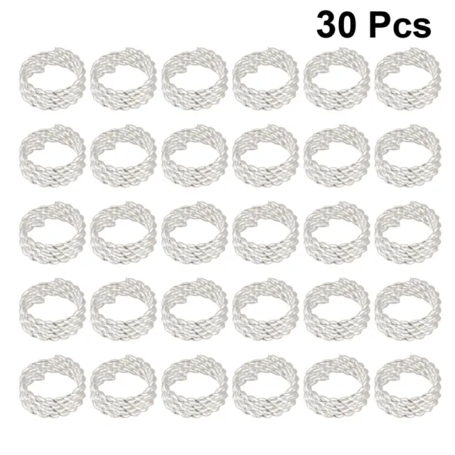 30 pz anelli dreadlocks accessori per vasi per capelli donna signorina barba grano
